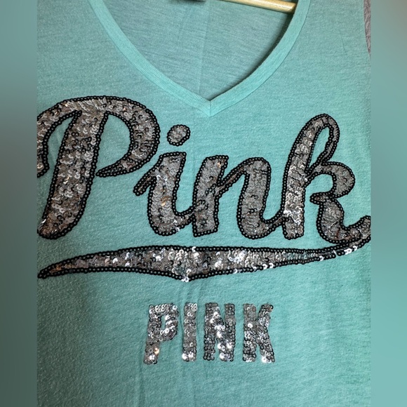 Pink VS Sequin Top - Picture 2 of 6
